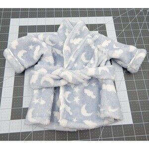 Small Small World Beatrice Collection Doll Blue Plush Robe Moon Clouds 18 Inch